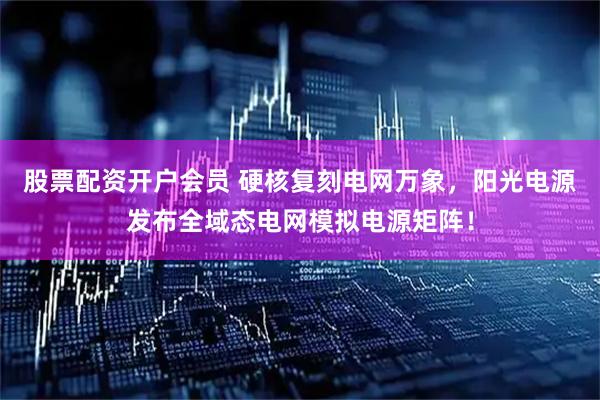 股票配资开户会员 硬核复刻电网万象，阳光电源发布全域态电网模拟电源矩阵！